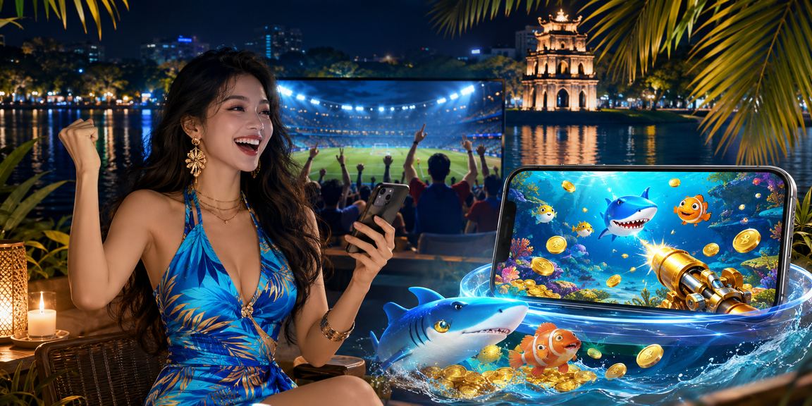 Người chơi tham gia bắn cá trực tuyến tại Hà Nội